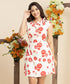 Mini Floral Dress Sideneck Tie Dress